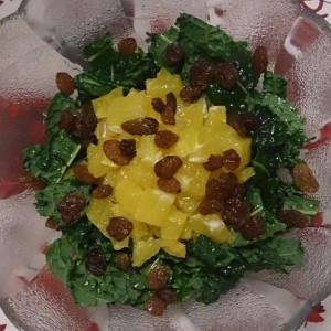 Julig sallad, palmkål