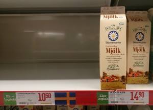 Tomt i mjölkdisken